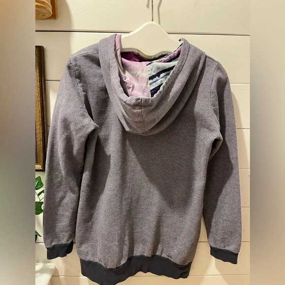 LOUVE design Gray & purple hoodies size L - Picture 7 of 8